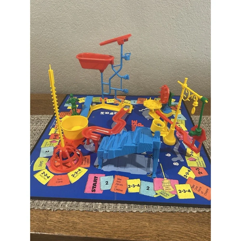 Vintage Mouse Trap Board Game 1986 Milton Bradley Classic Board Game